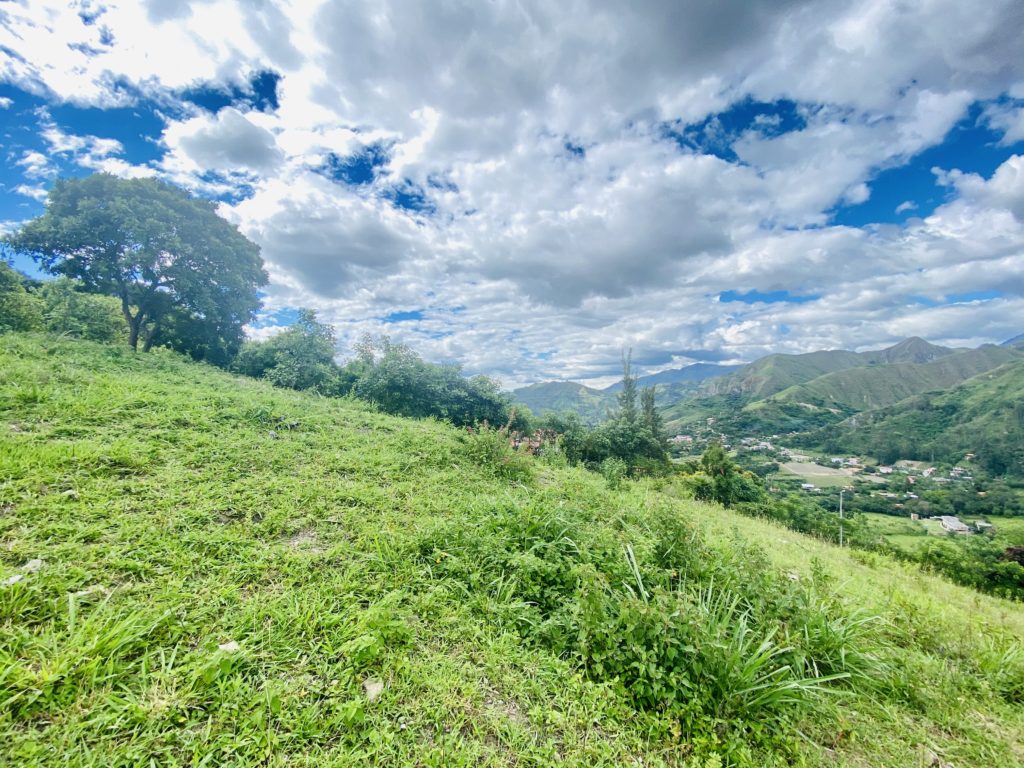 Vilcabamba valley view from this land
