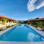 Pool and hotel view of this property located in the heart of the Malacatos countryside