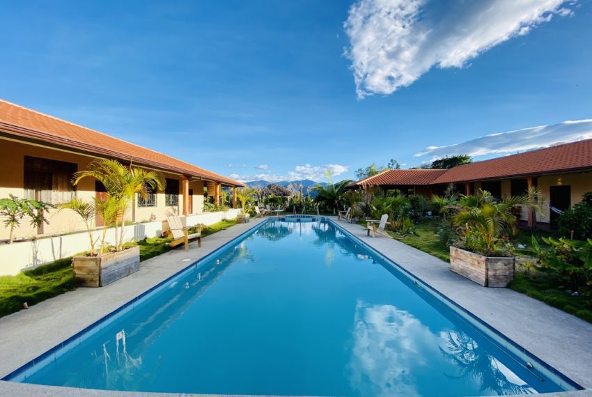 Pool and hotel view of this property located in the heart of the Malacatos countryside